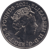 2021 QUEEN ELIZABETH II 95TH ANNIVERSARY £5 BU - WORLD COINS - Cambridgeshire Coins