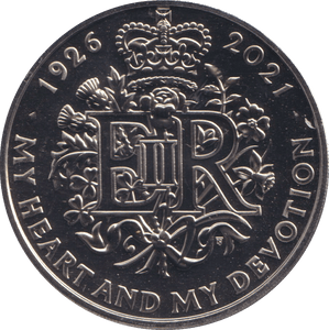 2021 QUEEN ELIZABETH II 95TH ANNIVERSARY £5 BU - WORLD COINS - Cambridgeshire Coins