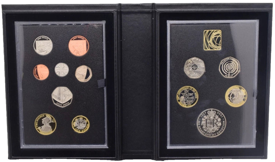 2021 ROYAL MINT COLLECTORS PROOF SET - PROOF SET black - Cambridgeshire Coins