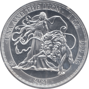 2021 SILVER 1 POUND ( BU ) - SILVER WORLD COINS - Cambridgeshire Coins