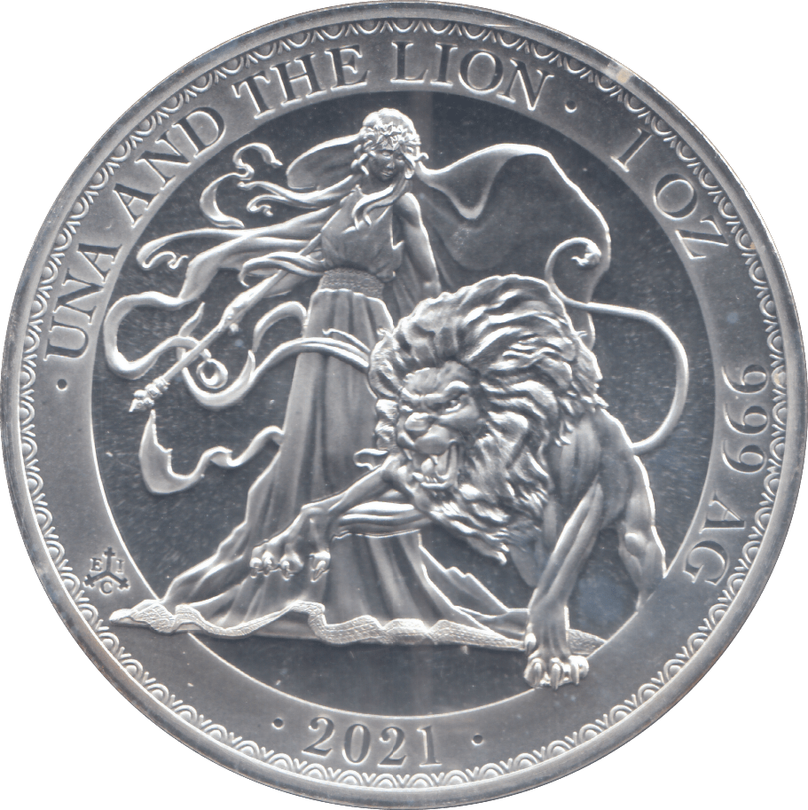 2021 SILVER 1 POUND ( BU ) - SILVER WORLD COINS - Cambridgeshire Coins