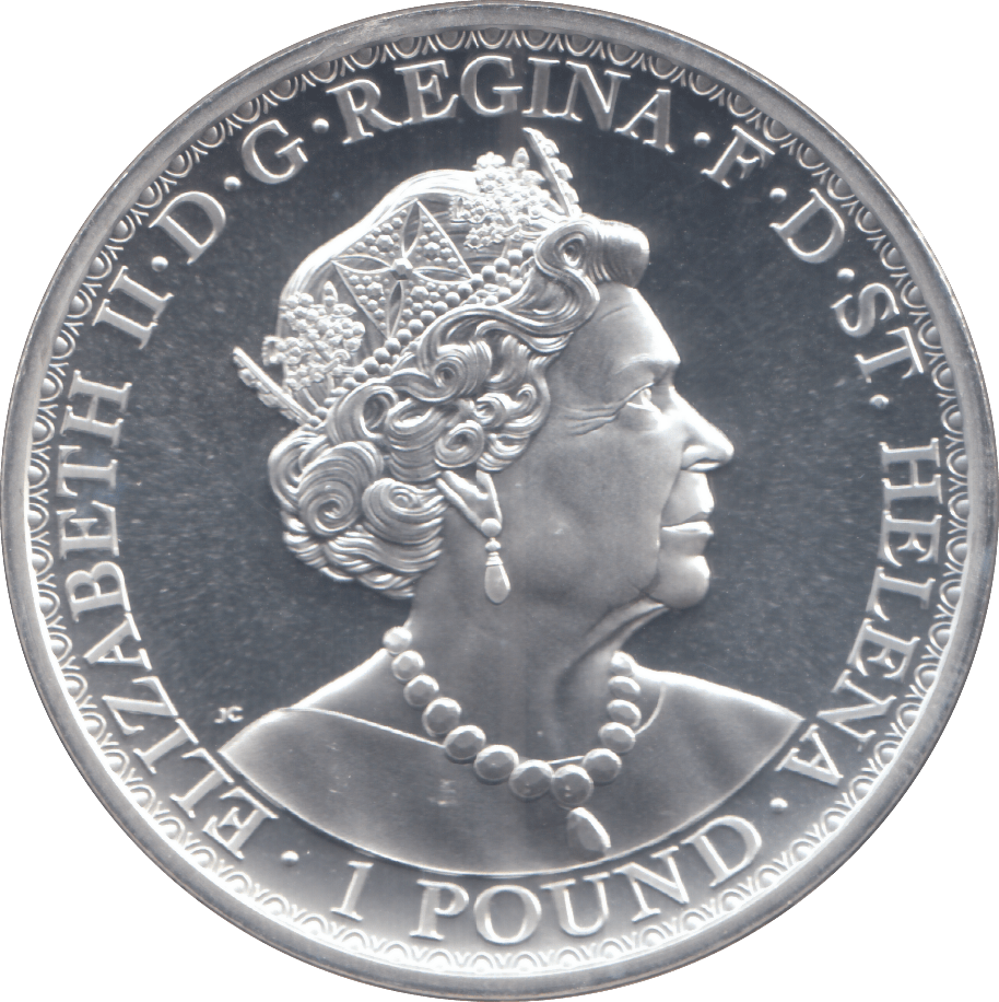 2021 SILVER 1 POUND ( BU ) - SILVER WORLD COINS - Cambridgeshire Coins