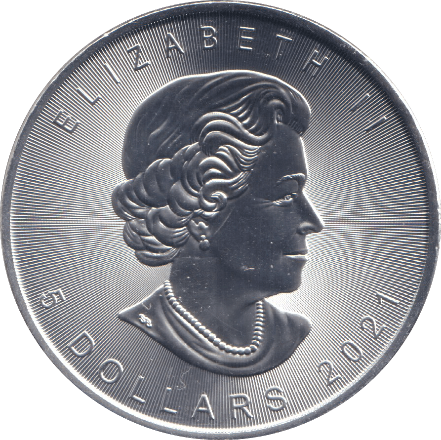 2021 SILVER 1OZ 5 DOLLAR CANADA - SILVER WORLD COINS - Cambridgeshire Coins