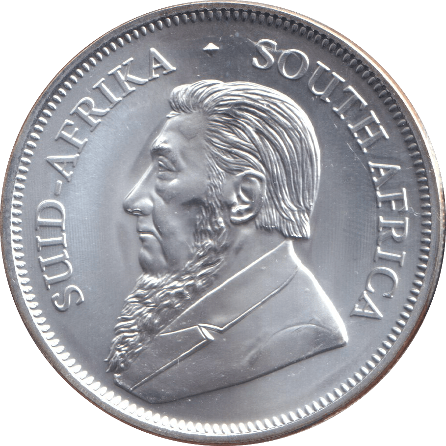 2021 SILVER 1OZ .999 SILVER KRUGERRAND SOUTH AFRICA BU - SILVER WORLD COINS - Cambridgeshire Coins
