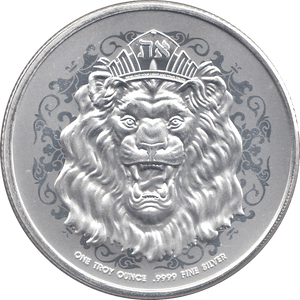 2021 SILVER 1OZ TWO DOLLARS ROARING LION NIUE ( BU ) - SILVER WORLD COINS - Cambridgeshire Coins
