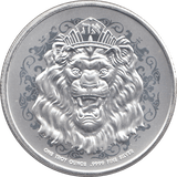 2021 SILVER 1OZ TWO DOLLARS ROARING LION NIUE ( BU ) - SILVER WORLD COINS - Cambridgeshire Coins