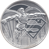 2021 SILVER 1OZ TWO DOLLARS SUPERMAN NIUE ( BU ) - SILVER WORLD COINS - Cambridgeshire Coins