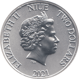 2021 SILVER 1OZ TWO DOLLARS SUPERMAN NIUE ( BU ) - SILVER WORLD COINS - Cambridgeshire Coins