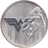 2021 SILVER 1OZ TWO DOLLARS WONDER WOMAN NIUE ( BU ) - SILVER WORLD COINS - Cambridgeshire Coins