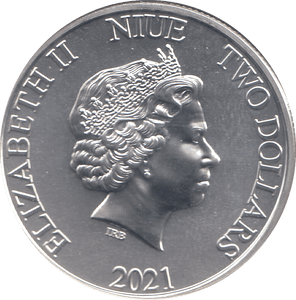 2021 SILVER 1OZ TWO DOLLARS WONDER WOMAN NIUE ( BU ) - SILVER WORLD COINS - Cambridgeshire Coins