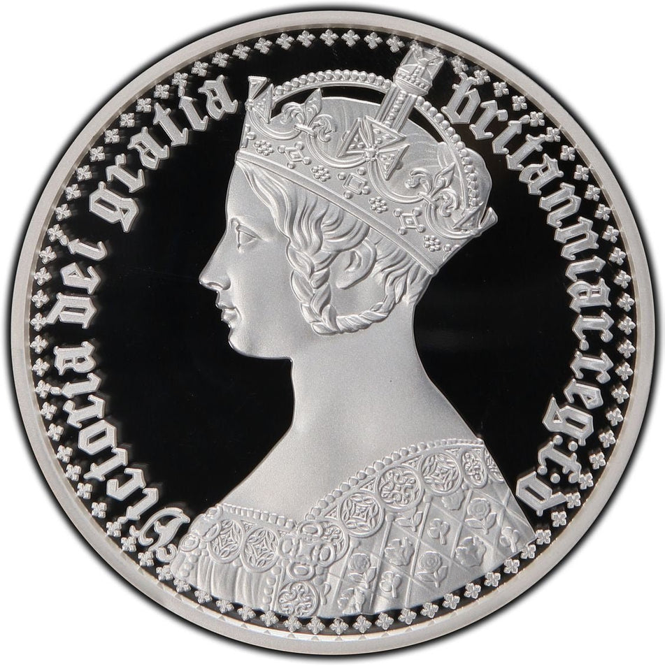2021 SILVER £20 NEW GOTHIC CROWN PCGS PR70 ALDERNEY PORTRAIT - NGC SILVER COINS - Cambridgeshire Coins