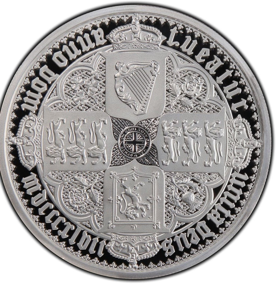 2021 SILVER £20 NEW GOTHIC CROWN PCGS PR70 ALDERNEY SHIELDS - NGC SILVER COINS - Cambridgeshire Coins