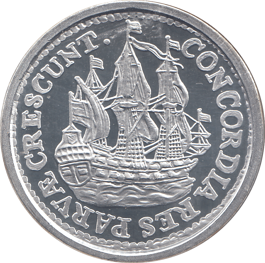 2021 SILVER CRESCUNT CONCORDIA ( PROOF ) - SILVER WORLD COINS - Cambridgeshire Coins