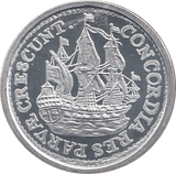 2021 SILVER CRESCUNT CONCORDIA ( PROOF ) - SILVER WORLD COINS - Cambridgeshire Coins