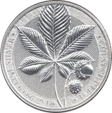 2021 SILVER FIVE MARKS CHESTNUT LEAF GERMANIA ( BU ) - SILVER WORLD COINS - Cambridgeshire Coins
