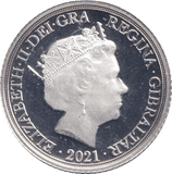 2021 SILVER HALF SOVEREIGN ( PROOF ) - SILVER WORLD COINS - Cambridgeshire Coins