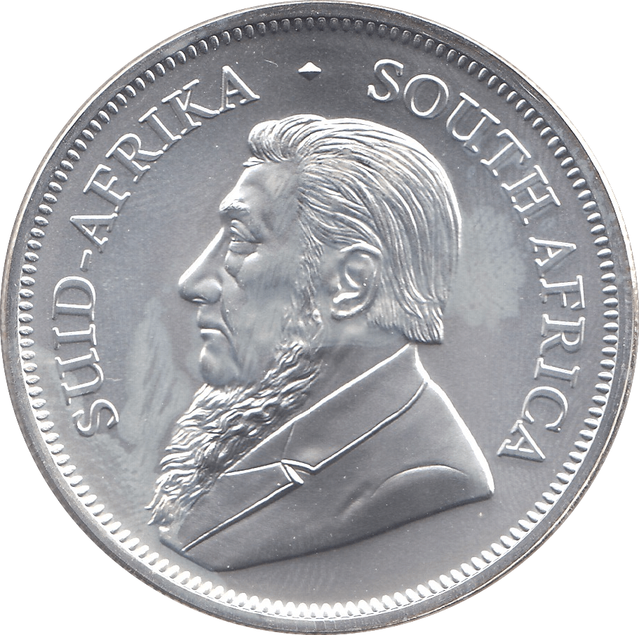 2021 SILVER KRUGERRAND 1OZ SOUTH AFRICA ( UNC ) - SILVER WORLD COINS - Cambridgeshire Coins