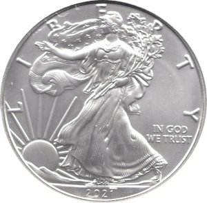 2021 SILVER LIBERTY DOLLAR USA - SILVER WORLD COINS - Cambridgeshire Coins