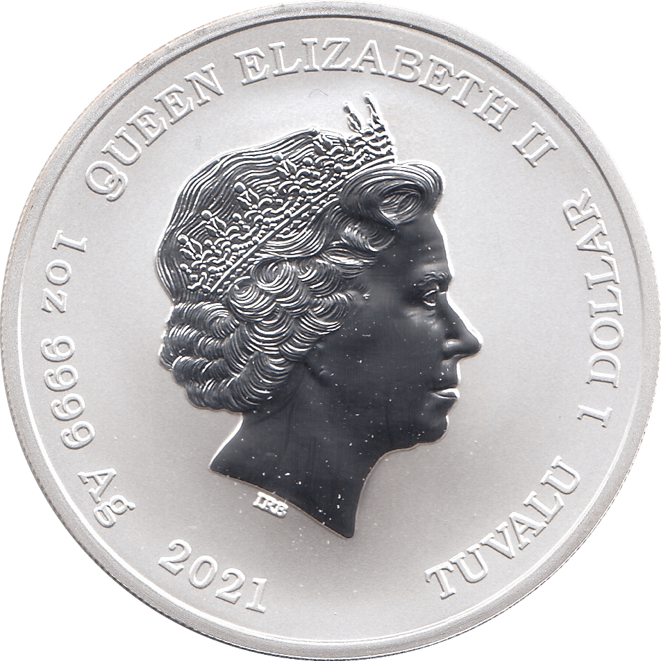2021 SILVER MARVEL ONE DOLLAR WOLVERINE TUVALU - SILVER WORLD COINS - Cambridgeshire Coins