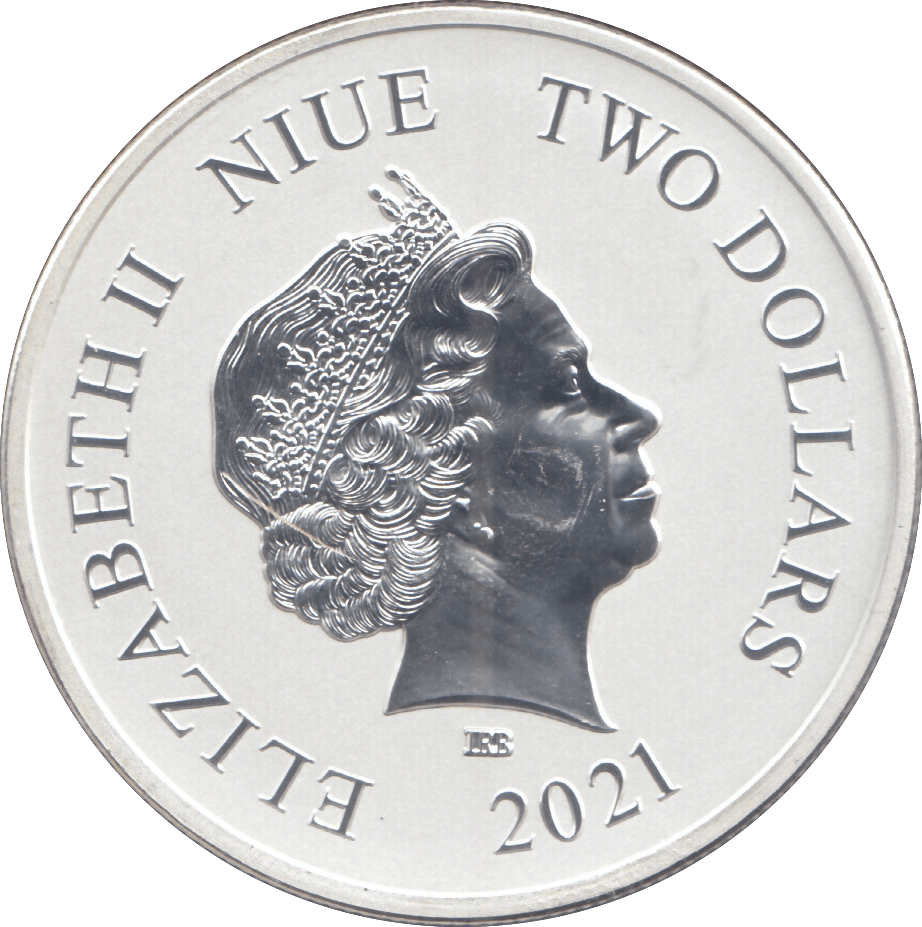 2021 SILVER NIUE 2 DOLLARS ( BU ) - SILVER WORLD COINS - Cambridgeshire Coins