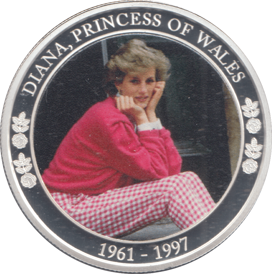 2021 SILVER PLATED PRINCESS DIANA COMMEMORATIVE DOLLAR - WORLD COINS - Cambridgeshire Coins