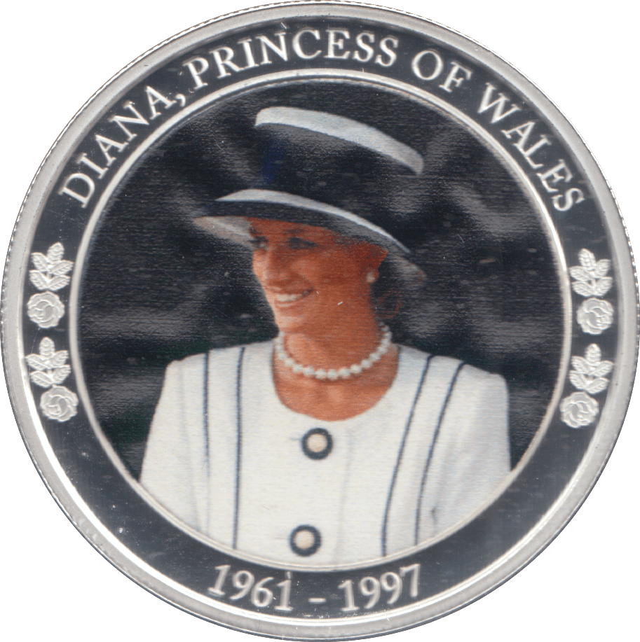 2021 SILVER PLATED PRINCESS DIANA COMMEMORATIVE DOLLAR - WORLD COINS - Cambridgeshire Coins