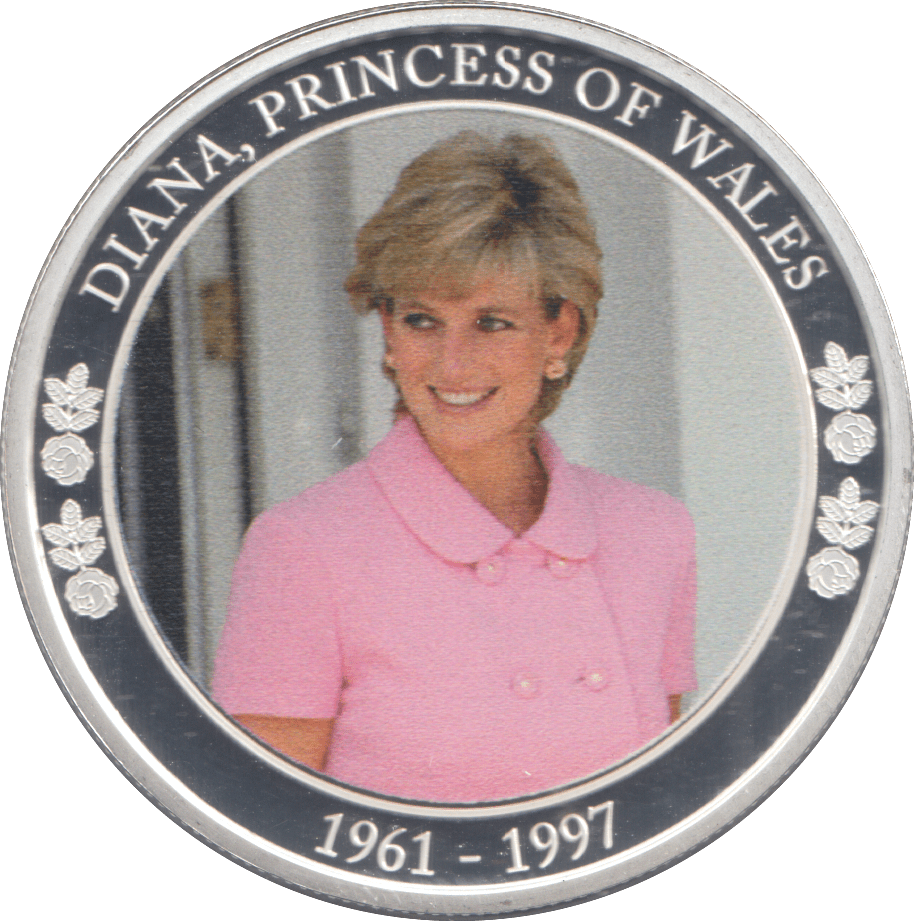 2021 SILVER PLATED PRINCESS DIANA COMMEMORATIVE DOLLAR - WORLD COINS - Cambridgeshire Coins