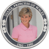 2021 SILVER PLATED PRINCESS DIANA COMMEMORATIVE DOLLAR - WORLD COINS - Cambridgeshire Coins