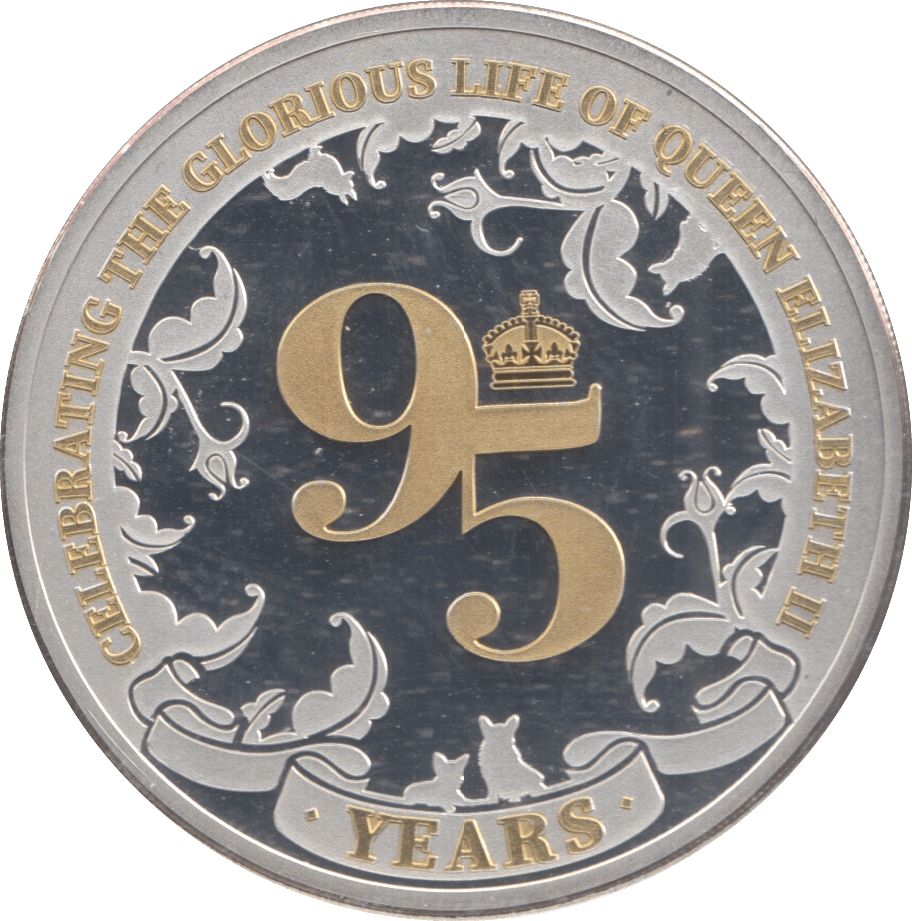 2021 SILVER PROOF FIVE DOLLARS QUEENS 95TH BIRTHDAY - Silver Proof - Cambridgeshire Coins