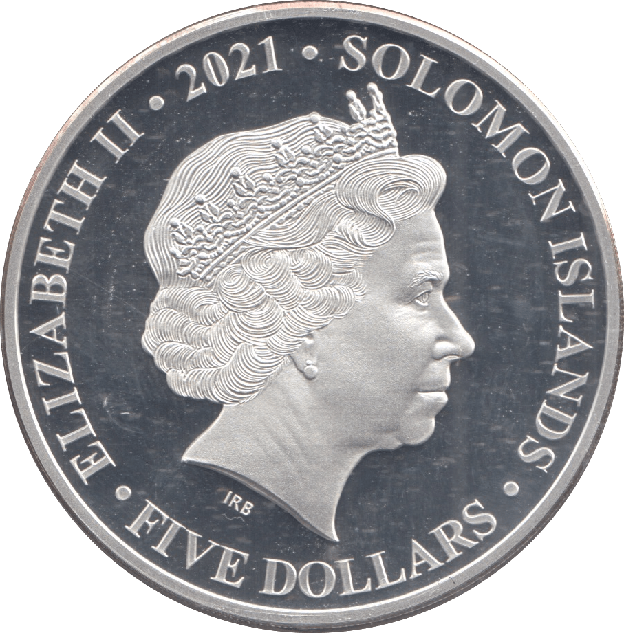 2021 SILVER PROOF FIVE DOLLARS QUEENS 95TH BIRTHDAY - Silver Proof - Cambridgeshire Coins