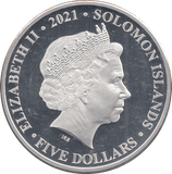 2021 SILVER PROOF FIVE DOLLARS QUEENS 95TH BIRTHDAY - Silver Proof - Cambridgeshire Coins