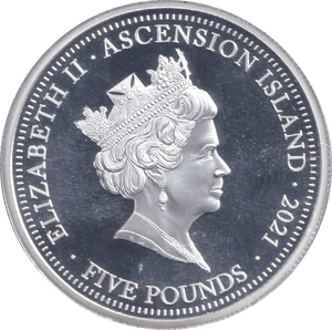 2021 SILVER PROOF FIVE POUND PRICE PHILIP - SILVER WORLD COINS - Cambridgeshire Coins