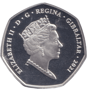 2021 SILVER PROOF GIBRALTAR GUESS HOW MUCH I LOVE YOU 50P - 50P Silver Proof - Cambridgeshire Coins
