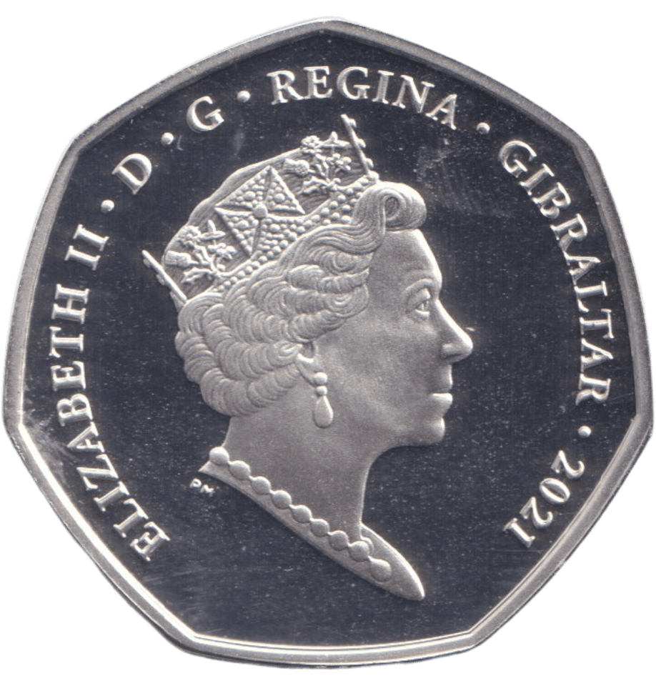 2021 SILVER PROOF GIBRALTAR GUESS HOW MUCH I LOVE YOU 50P - 50P Silver Proof - Cambridgeshire Coins