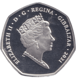 2021 SILVER PROOF GIBRALTAR GUESS HOW MUCH I LOVE YOU 50P - 50P Silver Proof - Cambridgeshire Coins