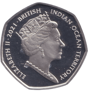 2021 SILVER PROOF INDIAN OCEAN TERRITORY FATHER CHRISTMAS 50P - 50P Silver Proof - Cambridgeshire Coins