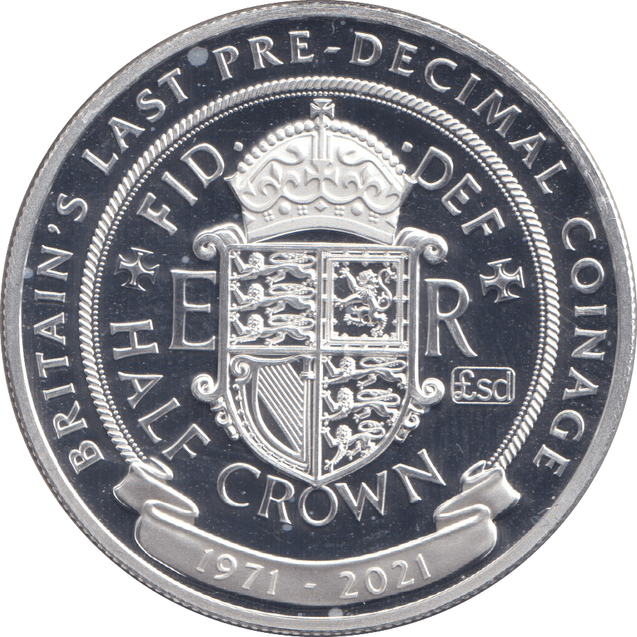2021 SILVER PROOF ONE CROWN GIBRALTAR - HALFCROWN - SILVER WORLD COINS - Cambridgeshire Coins