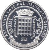 2021 SILVER PROOF ONE CROWN GIBRALTAR - THREE PENCE - SILVER WORLD COINS - Cambridgeshire Coins