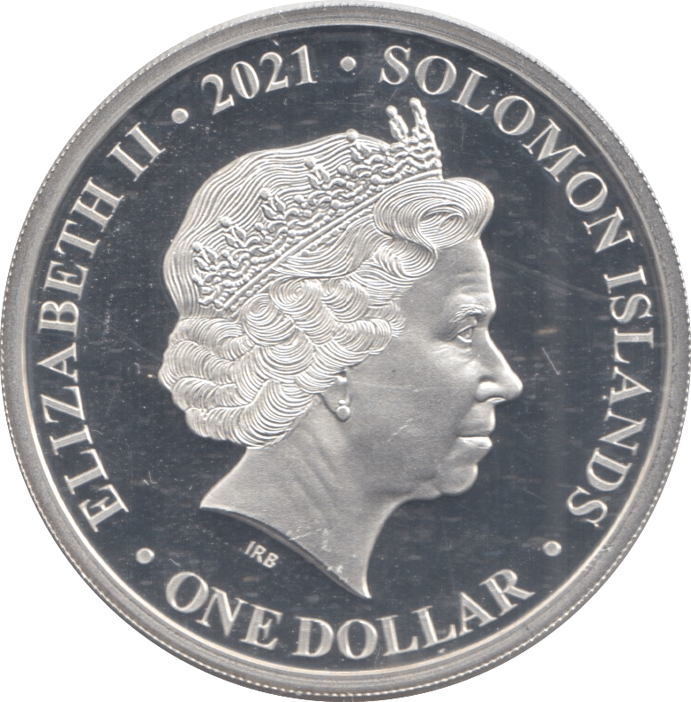 2021 SILVER PROOF ONE DOLLAR QUEENS 95TH BIRTHDAY - Silver Proof - Cambridgeshire Coins