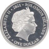 2021 SILVER PROOF ONE DOLLAR QUEENS 95TH BIRTHDAY - Silver Proof - Cambridgeshire Coins