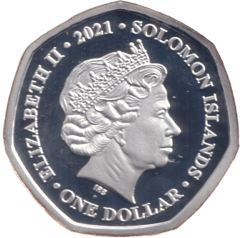 2021 SILVER PROOF ONE DOLLAR SOLOMON ISLANDS - SILVER WORLD COINS - Cambridgeshire Coins