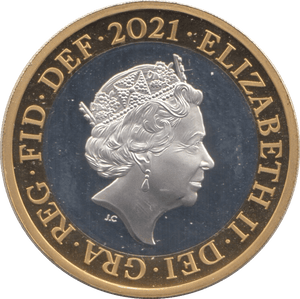 2021 SILVER PROOF TWO POUND COIN BRITANNIA - SILVER WORLD COINS - Cambridgeshire Coins