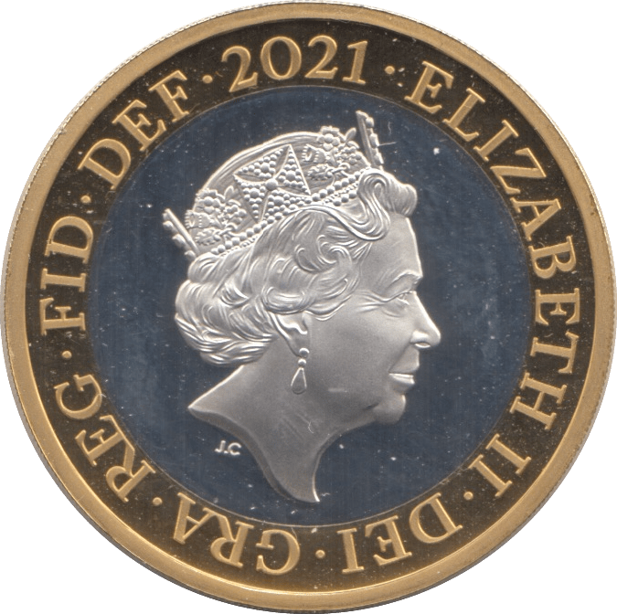 2021 SILVER PROOF TWO POUND COIN BRITANNIA - SILVER WORLD COINS - Cambridgeshire Coins