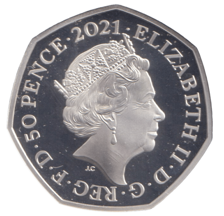2021 SILVER PROOF WINNIE THE POOH 50P - 50P Silver Proof - Cambridgeshire Coins