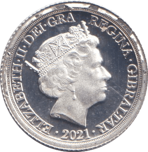 2021 SILVER QUARTER SOVEREIGN ( PROOF ) - SILVER WORLD COINS - Cambridgeshire Coins