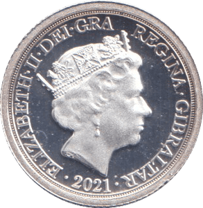 2021 SILVER QUARTER SOVEREIGN ( PROOF ) - SILVER WORLD COINS - Cambridgeshire Coins