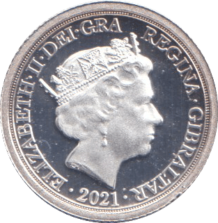 2021 SILVER QUARTER SOVEREIGN ( PROOF ) - SILVER WORLD COINS - Cambridgeshire Coins
