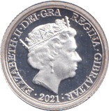 2021 SILVER QUARTER SOVEREIGN ( PROOF ) - SILVER WORLD COINS - Cambridgeshire Coins