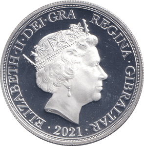 2021 SILVER QUINTUPLE SOVEREIGN ( PROOF ) - SILVER WORLD COINS - Cambridgeshire Coins