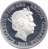 2021 SILVER QUINTUPLE SOVEREIGN ( PROOF ) - SILVER WORLD COINS - Cambridgeshire Coins